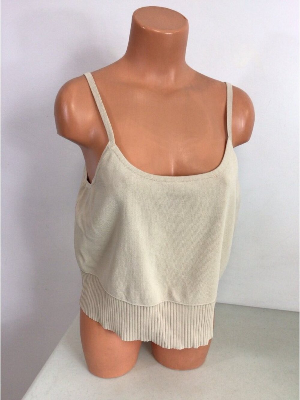 Limited Knit Crop Camisole Top Womens 2XL